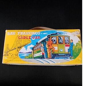 VTG Bell Ringing San Francisco Cable Car Municipal Railway # 504 Toy Collectible